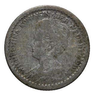 10 centesimi 1916 - Guglielmina - Paesi Bassi - MB-BB
