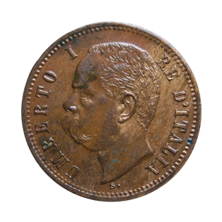 2 centesimi 1898 - Roma - Umberto I - Regno d'Italia - FDC