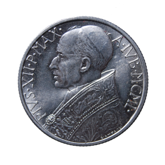 5 lire 1950 - Roma - Pio XII - qFDC