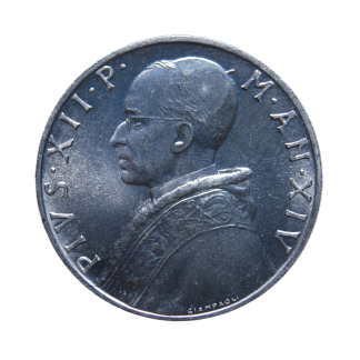 10 lire 1952 - Roma - Pio XII - Città del Vaticano - FDC
