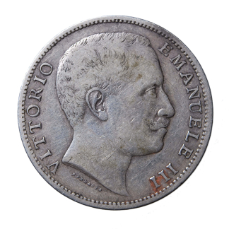 2 lire 1905 - Roma - Vittorio Emanuele III - Regno d'Italia - qBB