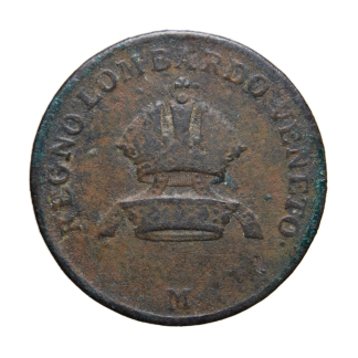 1 centesimo 1822 - Milano - Francesco I d'Asburgo Lorena - MB-BB