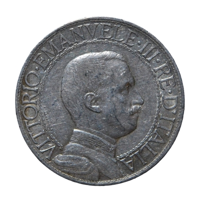1 Lira 1913 Quadriga veloce - Roma - Vittorio Emanuele III - Regno d'Italia -qBB