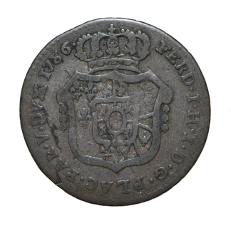10 Soldi 1786 - Piacenza - Ferdinando I di Borbone (1765-1802) - BB/MB-BB