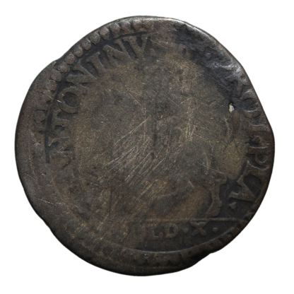 10 Soldi - Piacenza - Odoardo Farnese (1622-1646) - Zecche Italiane - qMB - immagine 2