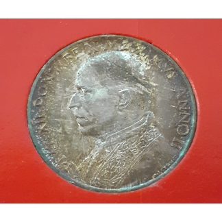 5 lire 1940 I tipo - Roma - Pio XII - Città del Vaticano - FDC