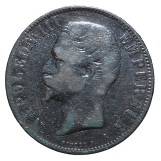 5 franchi 1856 - Napoleone III - Parigi - MB-BB