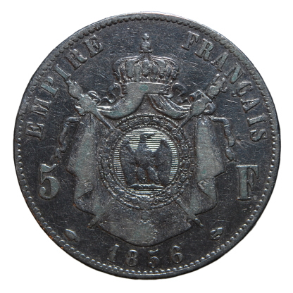 5 franchi 1856 - Napoleone III - Parigi - MB-BB - immagine 2
