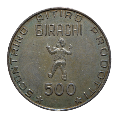 Gettone - Prodotti del Latte - Biraghi da 500 Lire - SPL+ - immagine 2