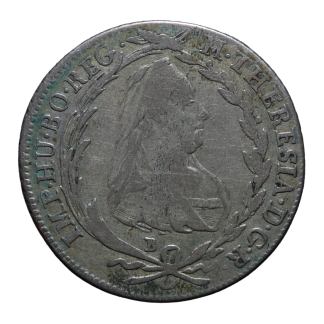 20 krajcar 1780 - Kremnica - Maria Teresa - Ungheria - qBB