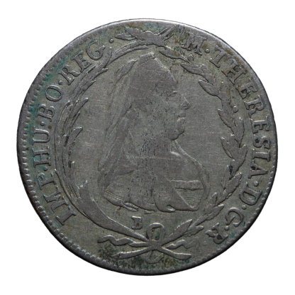 20 krajcar 1780 - Kremnica - Maria Teresa - Ungheria - qBB