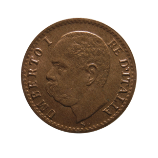 1 centesimo 1897 - Umberto I - Regno d'Italia - FDC