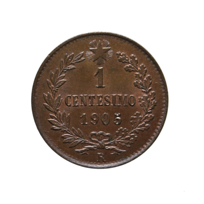 1 centesimo 1905 Valore - Roma - Vittorio Emanuele III - Regno d'Italia - FDC - immagine 2