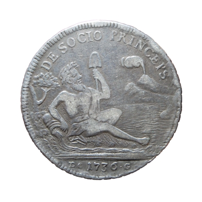 120 Grana 1736 - Napoli - Carlo di Borbone - Zecche Italiane - qBB - immagine 2