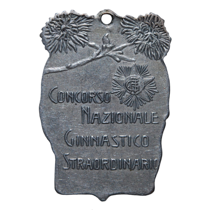 Piacenza - Medaglia 1908 - Concorso Nazionale Ginnastico Straordinario - BB+ - immagine 2