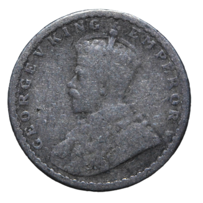 2 anna 1916 - Calcutta - Giorgio V - India britannica - MB-BB