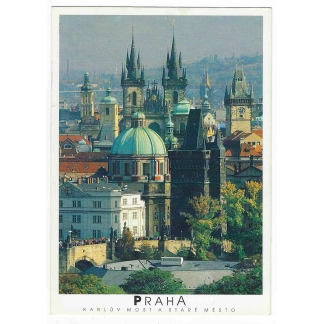 Cartolina - Repubblica Ceca - Praha - Karluv Most a Stare Mesto - 5 Kc - FG - NV