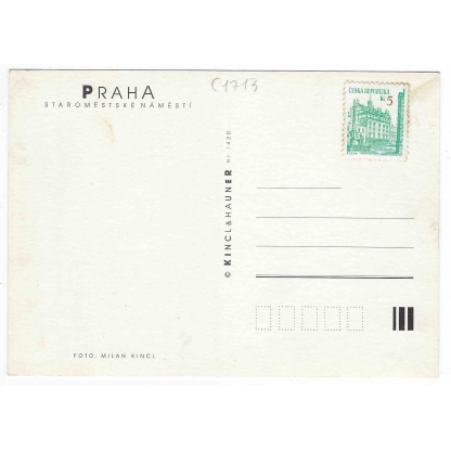 Cartolina - Repubblica Ceca - Praha - Staromestskenamesti - 5 Kc - FG - NV - immagine 2